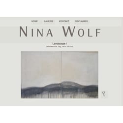Künstler-Homepage erstellen für Malerin Nina Wolf