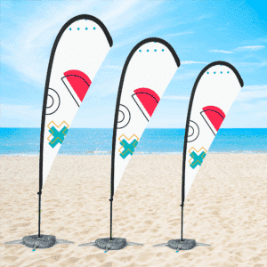 Beachflag Drop inkl Design Druck Zubehör günstig kaufen bei Bayernlogo.de