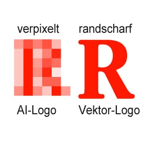 Vektorlogo erstellen lassen. Beispielbild von Bayernlogo.de